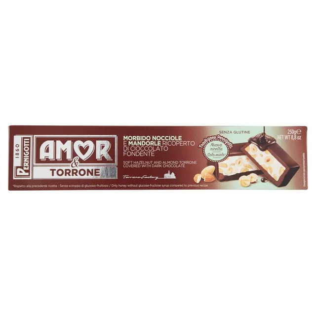 pernigotti-torrone-amor-morbido-ricoperto-fondente-250-g image 1