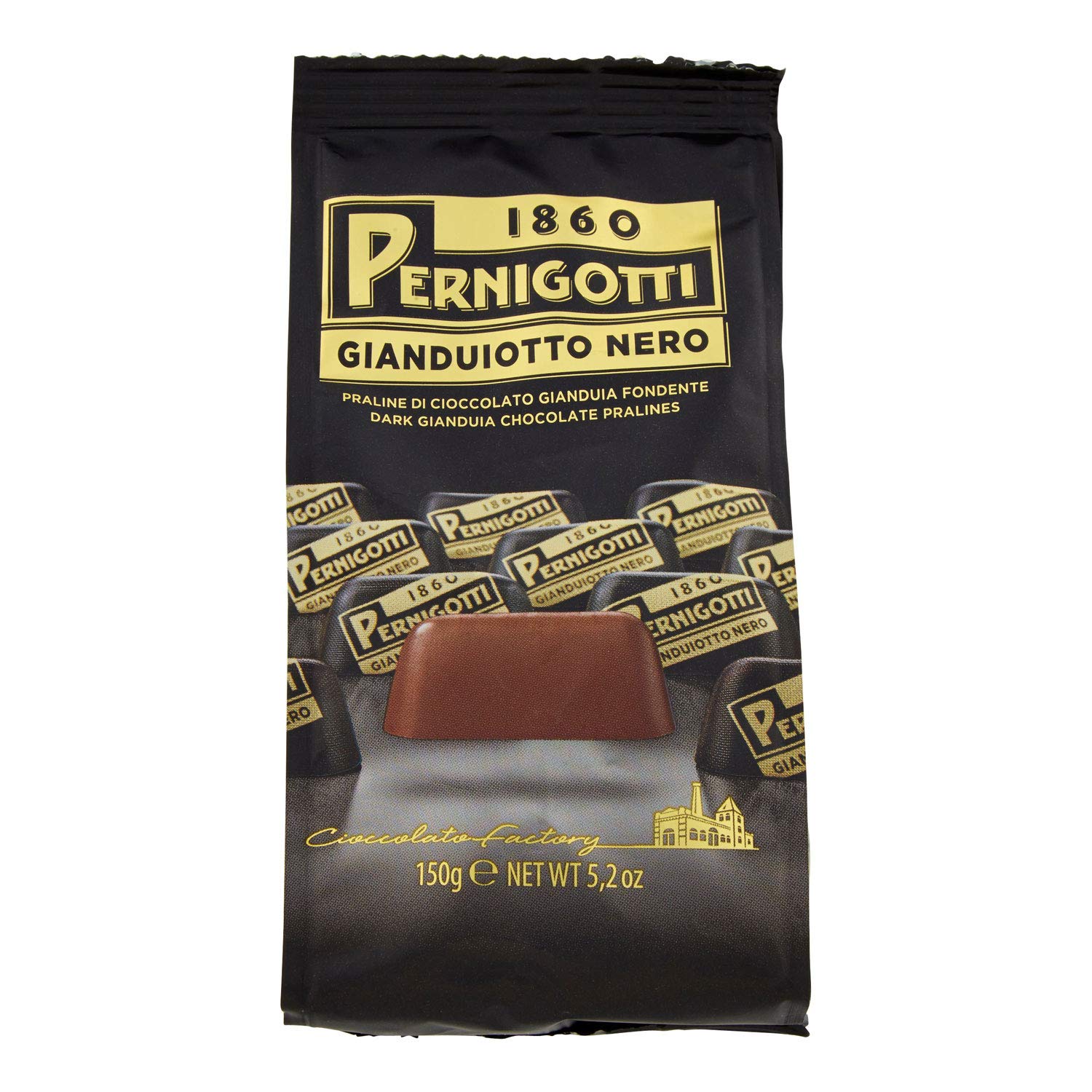 pernigotti-praline-gianduiotto-nero-al-gianduia-fondente-150g image 2
