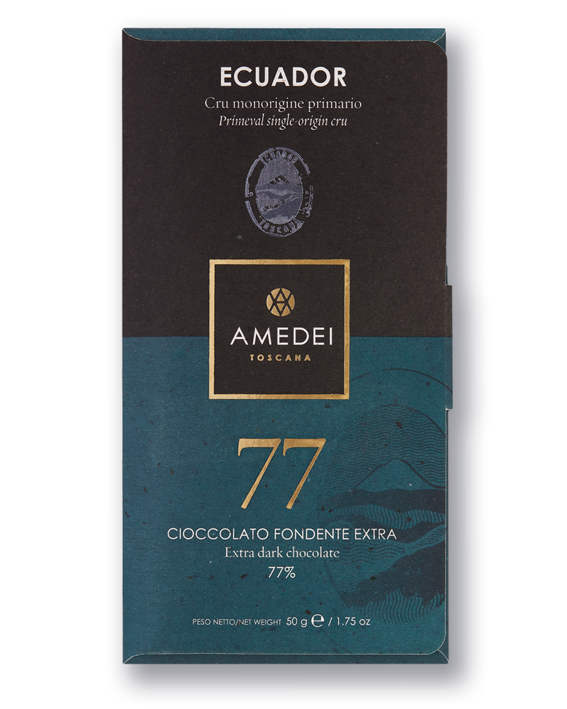 amedei-ecuador-cru-77-tavoletta-fondente-monorigine image 1