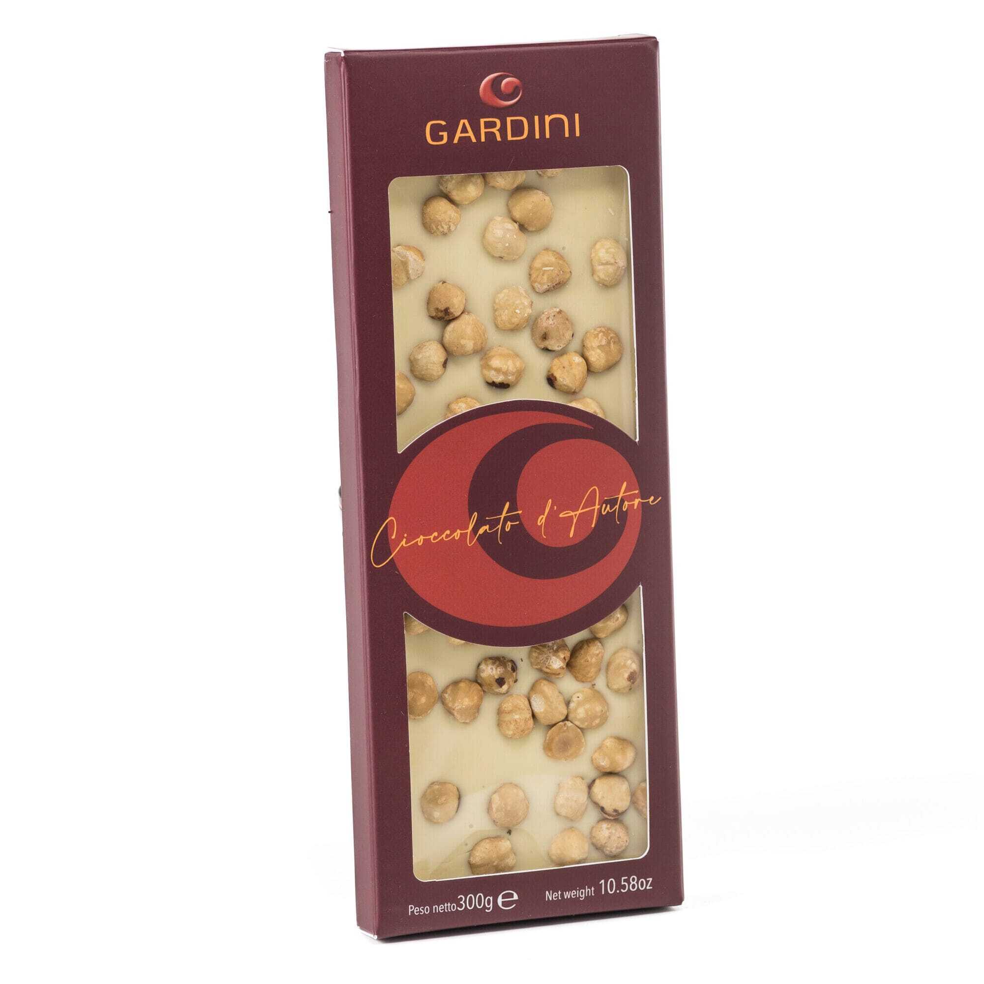 gardini-lastra-cioccolato-bianco-con-nocciole-piemonte image 2