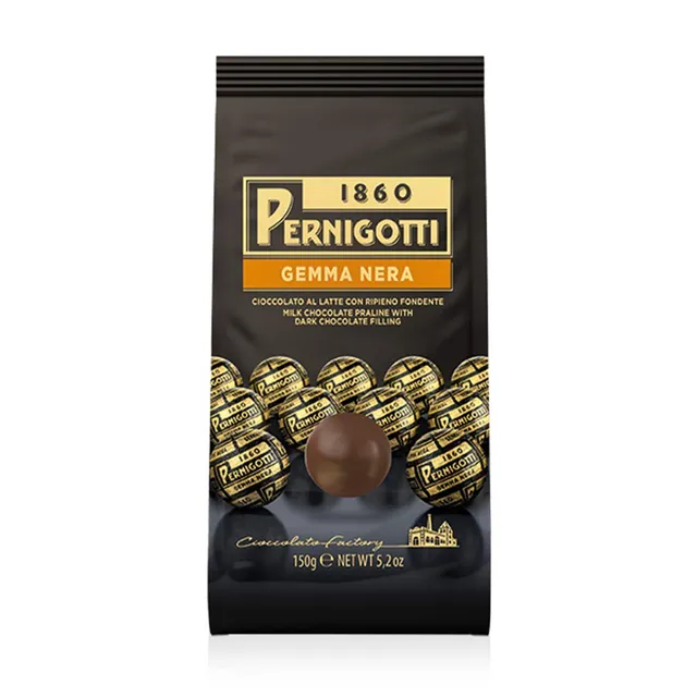 pernigotti-gemma-nera-praline-fondente-extra-70-18-x-150g image 1