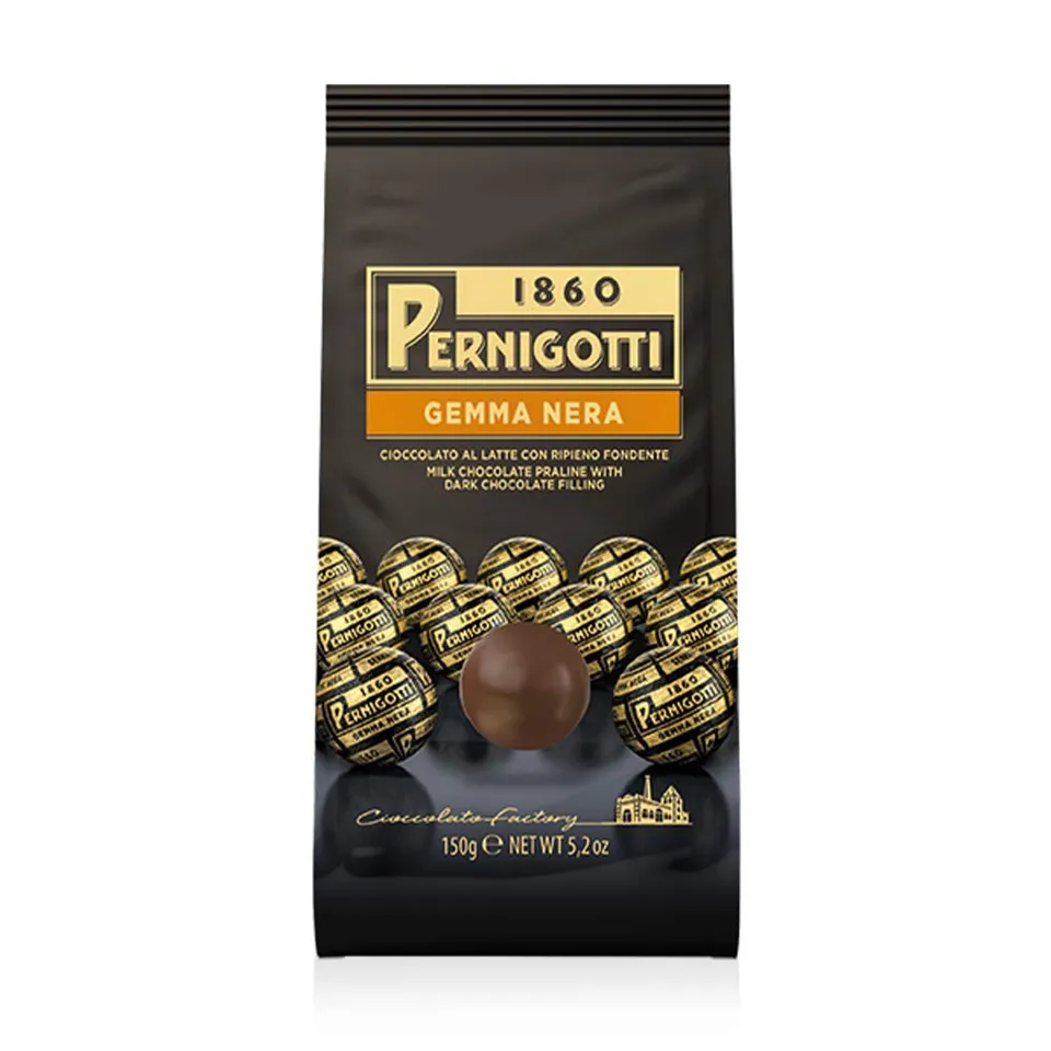 pernigotti-gemma-nera-praline-fondente-extra-70-18-x-150g image 1