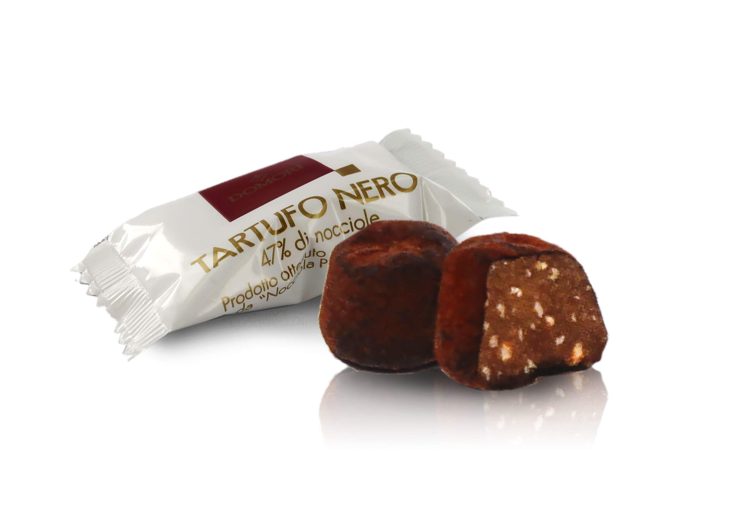 domori-tartufi-neri-cofanetto-cilindrico-150g image 3