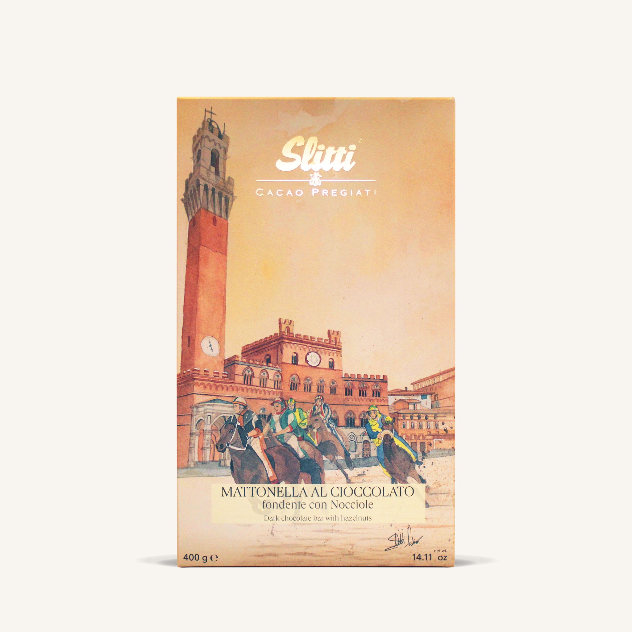 slitti-scorci-toscani-siena-400-gr-mattonella-fondente-con-nocciole image 1