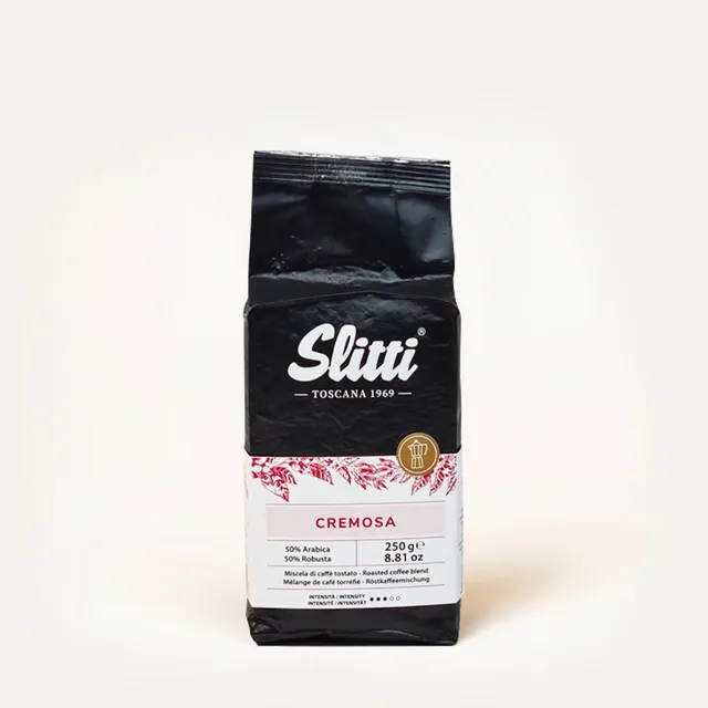 slitti-cremosa-miscela-caff-250-g-arabica-e-robusta-moka-espresso image 1