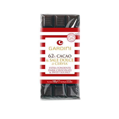 gardini-tavoletta-extra-fondente-62-cacao-sale-dolce-di-cervia-100g image 1