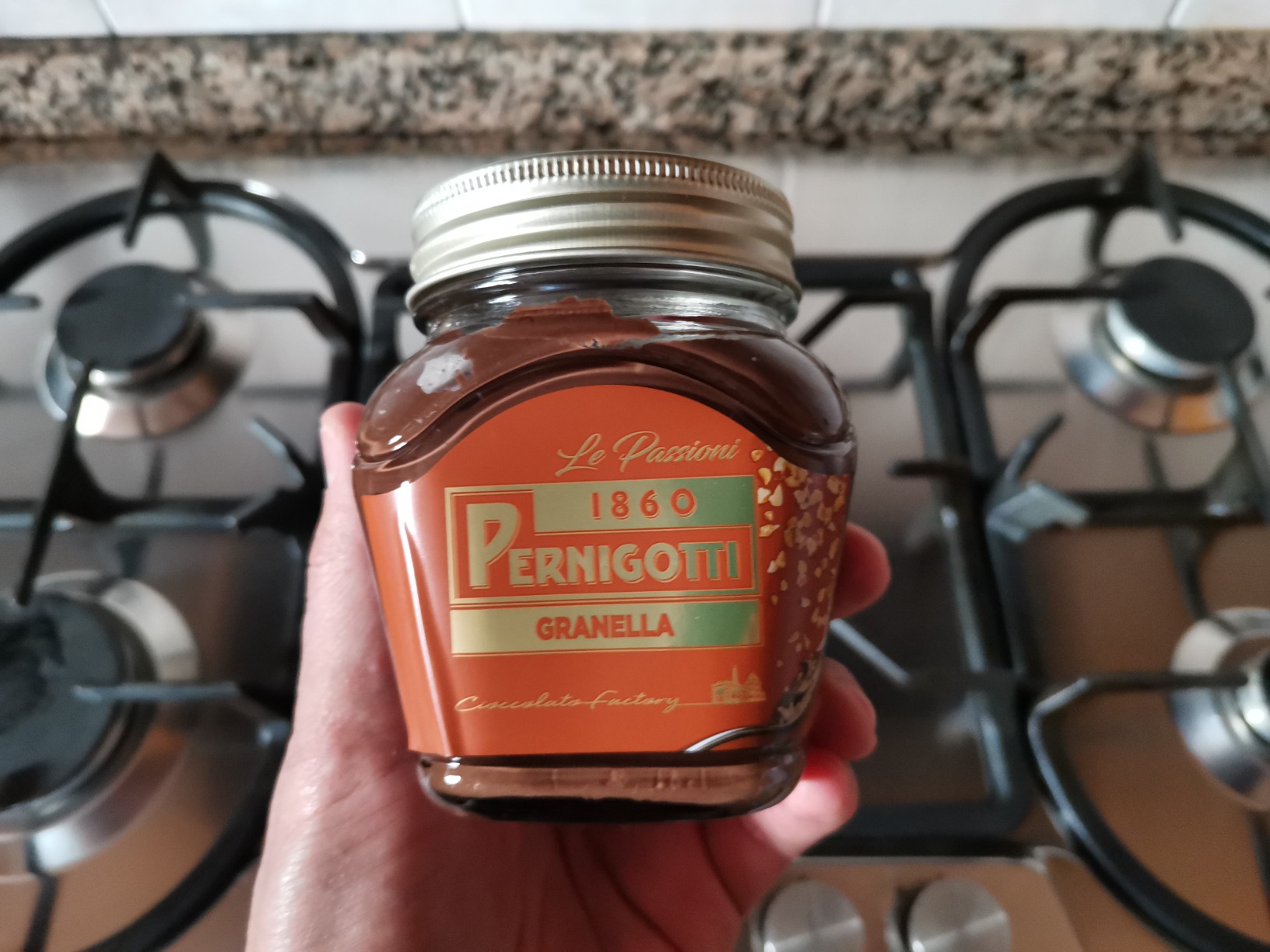 Arrivata con olio in superficie
