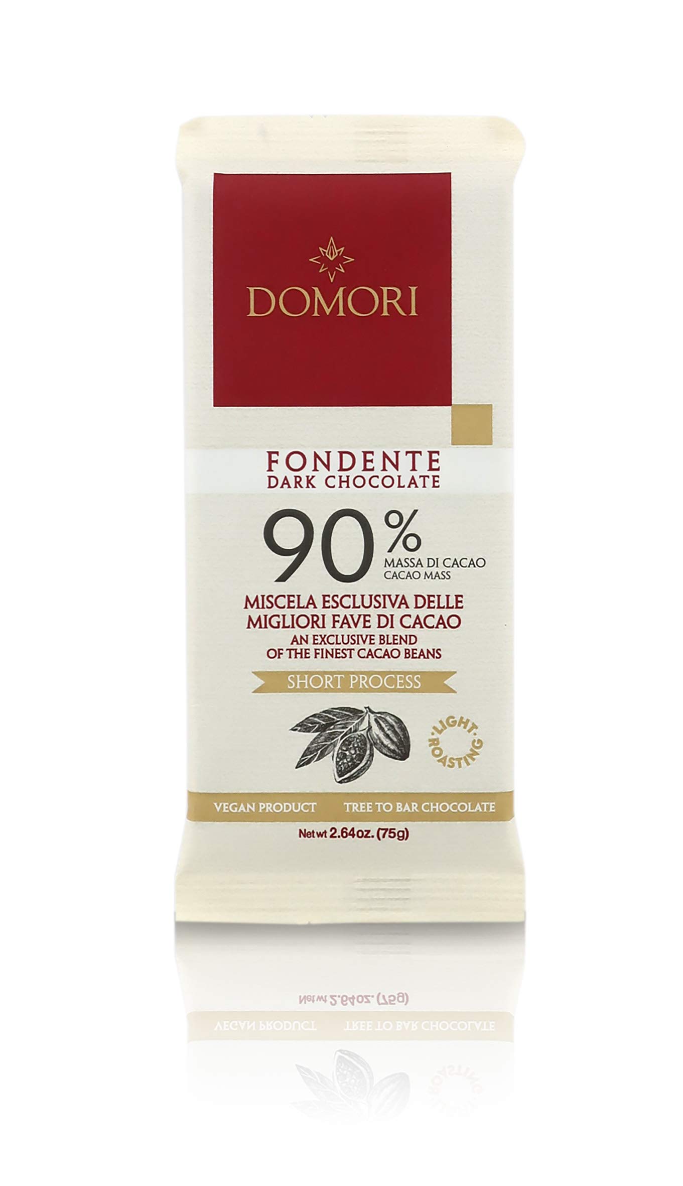 domori-cioccolato-fondente-90-12-tavolette-da-75g-900g image 2