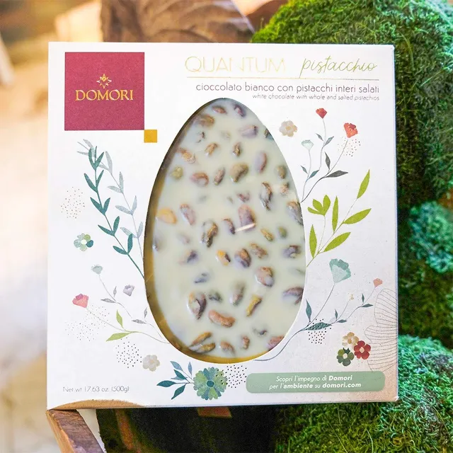 domori-quantum-tavoletta-cioccolato-bianco-con-pistacchi-interi-salati-500-g image 1
