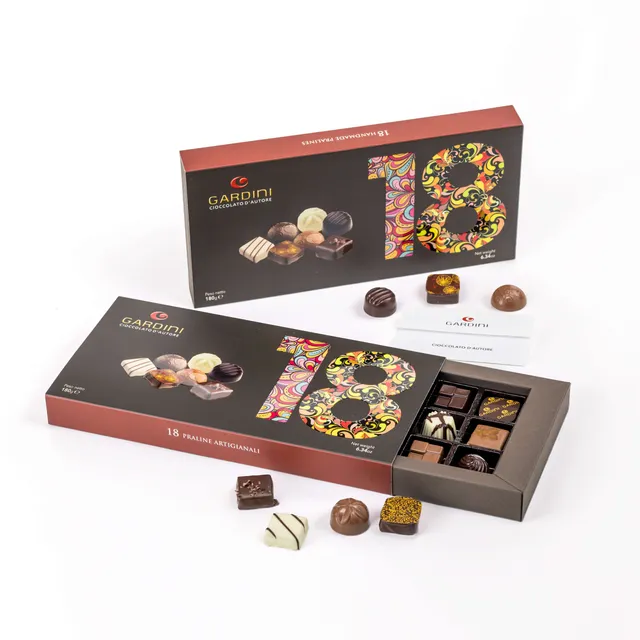 gardini-praline-assortite-cioccolatini-artigianali-18-pezzi image 1