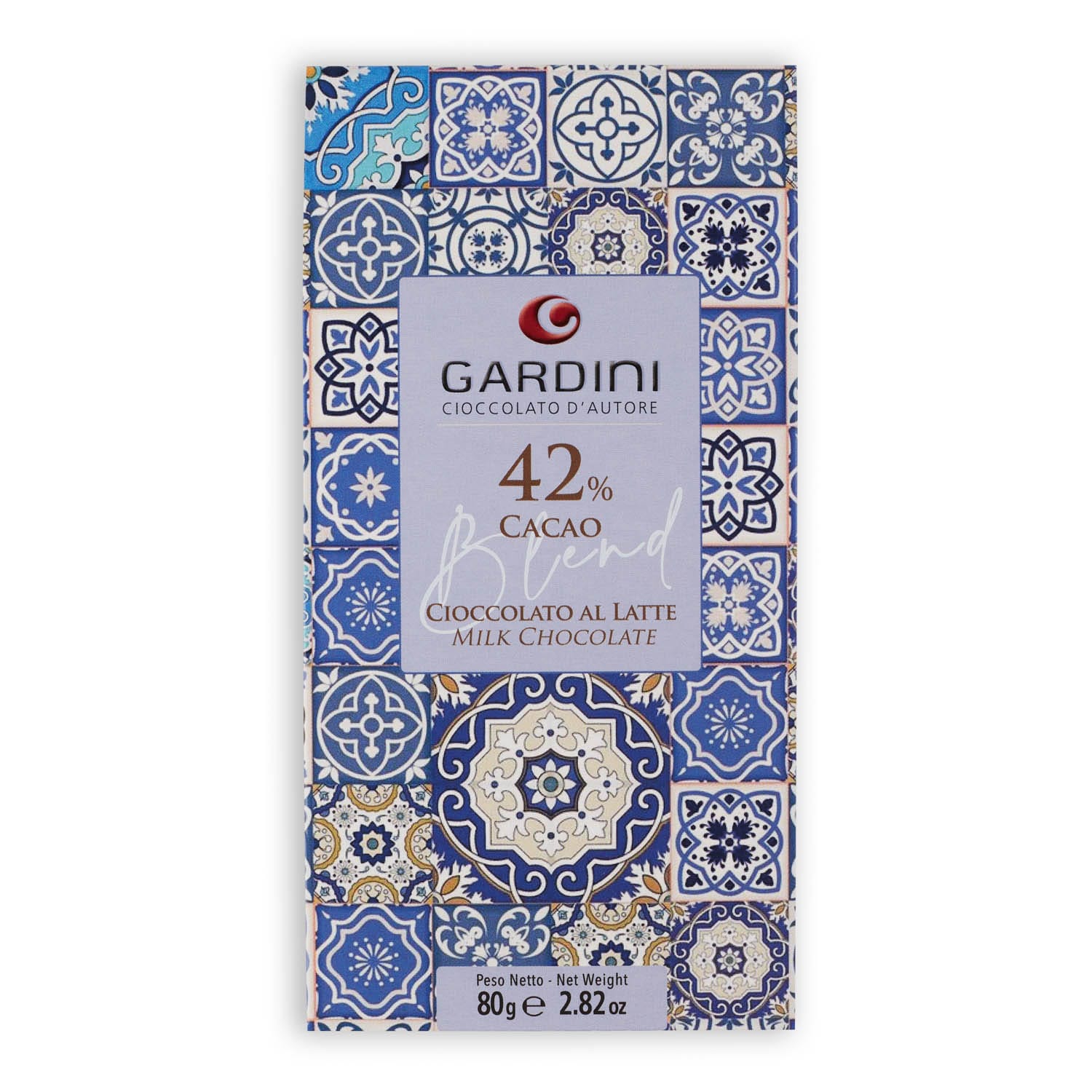gardini-blend-bar-cioccolato-al-latte-42-cacao-tavoletta image 1