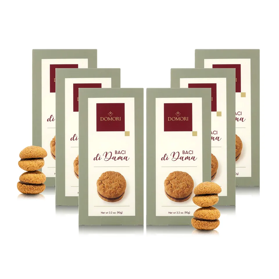 domori-baci-di-dama-biscotti-piemontesi-alle-nocciole-6-x-90-g-540-g image 1
