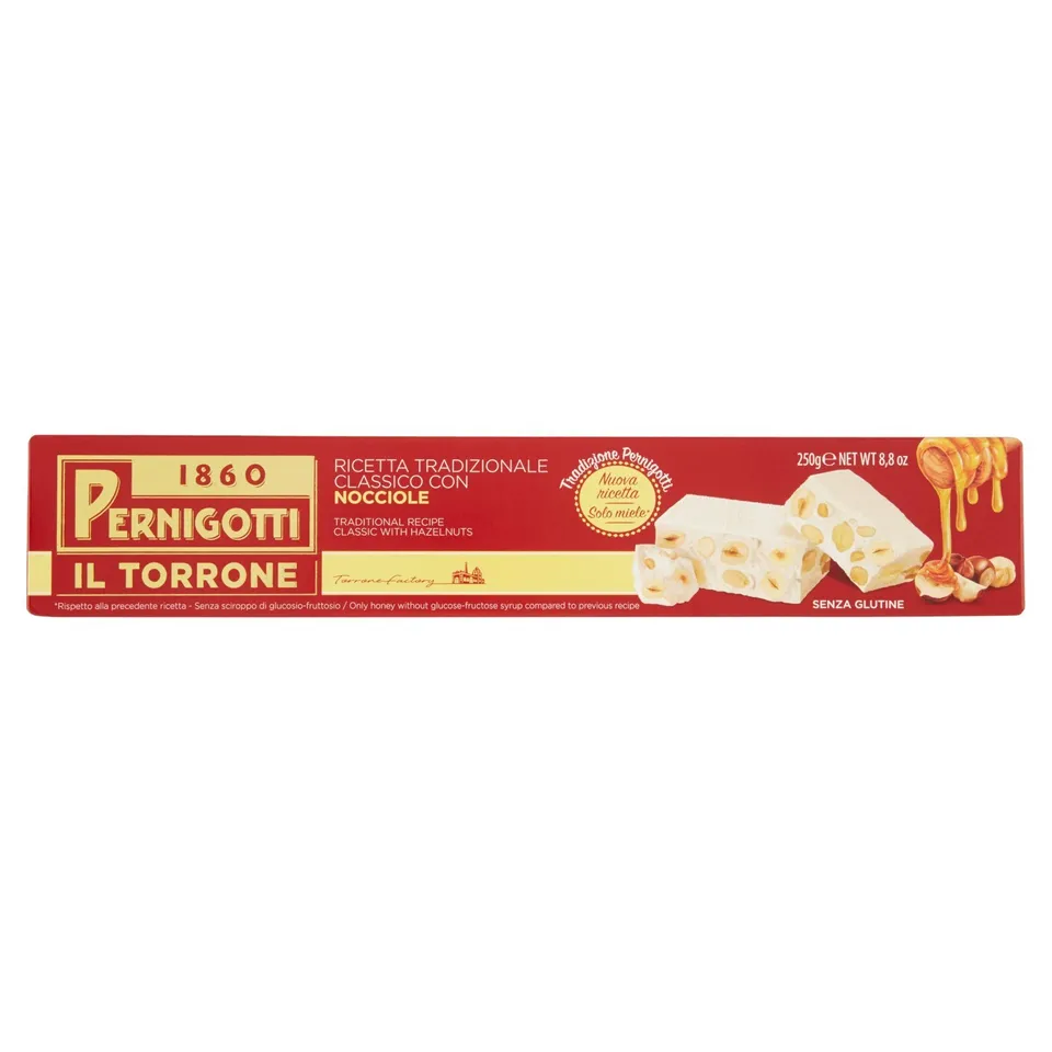 pernigotti-torrone-classico-alla-nocciola-250g-senza-glucosio image 1