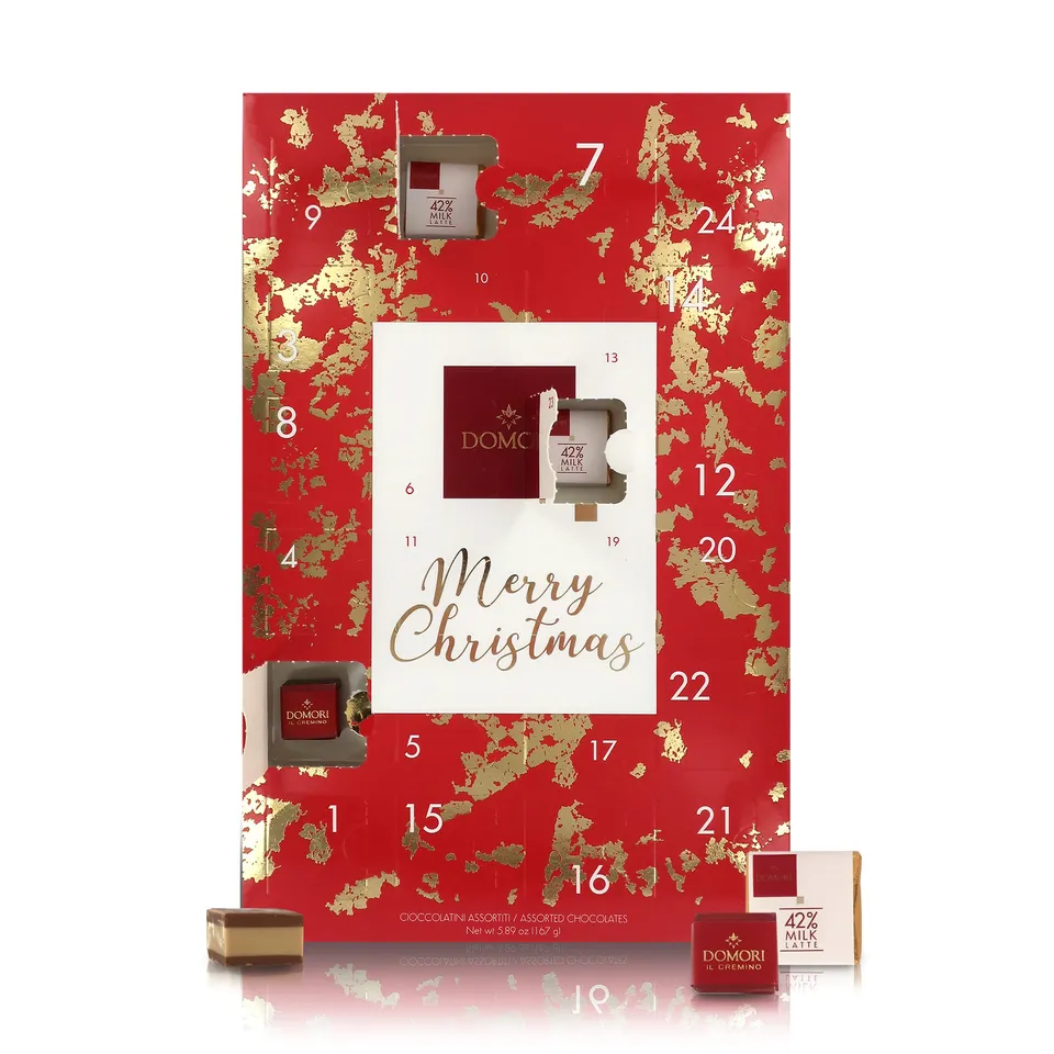 domori-calendario-dell-avvento-cioccolatini-gourmet-assortiti-167-g image 1