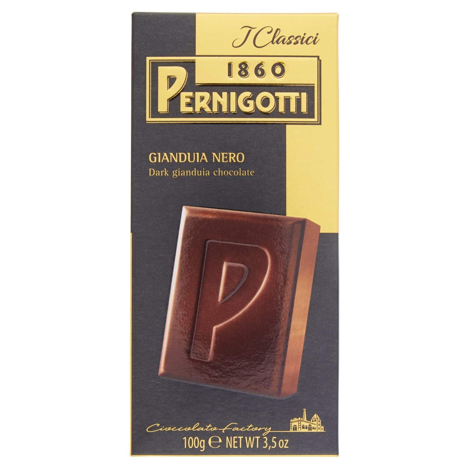 pernigotti-tavoletta-gianduia-nero-fondente-100-g image 1