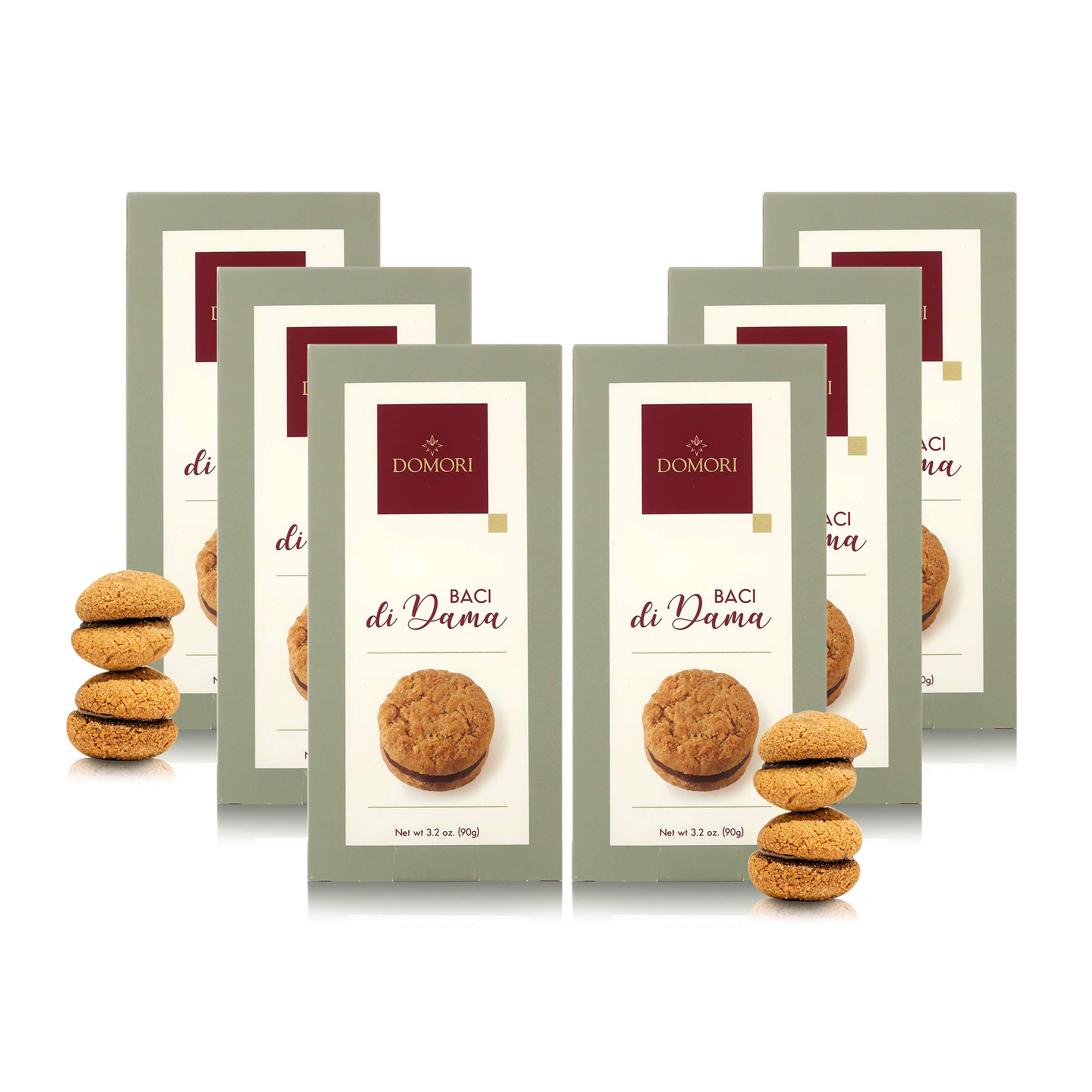 domori-baci-di-dama-biscotti-piemontesi-alle-nocciole-6-x-90-g-540-g image 1