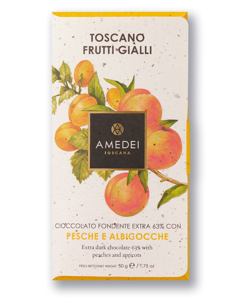 amedei-toscano-frutti-gialli-fondente-63-con-pesca-e-albicocca image 1