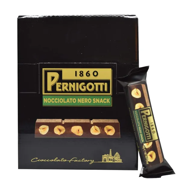pernigotti-nocciolato-nero-barretta-snack-fondente-70-21-x-40g image 1