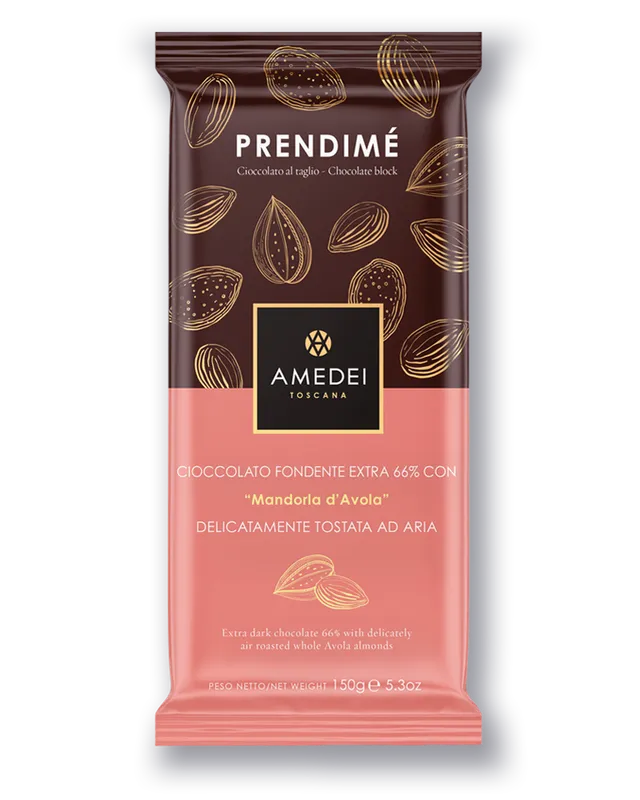 amedei-prendim-fondente-con-mandorla-150g-barra-cioccolato-e-mandorle-avola image 1