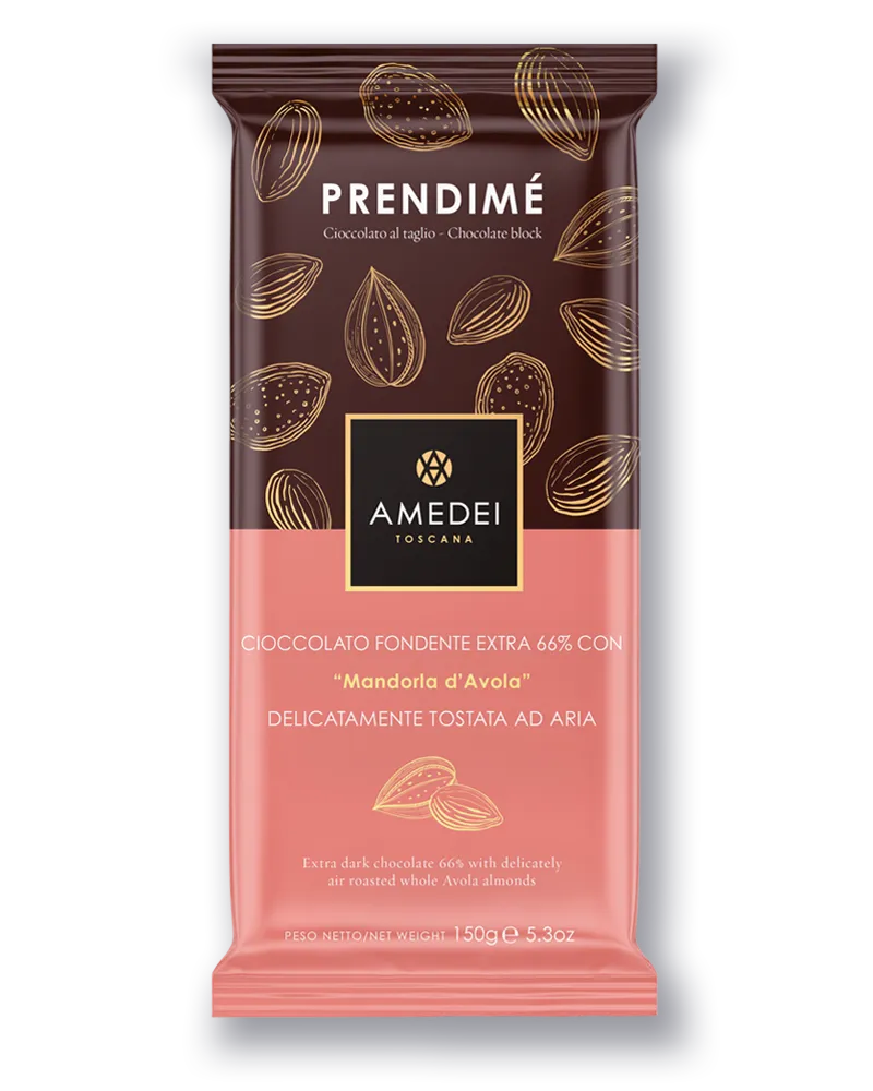 amedei-prendim-fondente-con-mandorla-150g-barra-cioccolato-e-mandorle-avola image 1