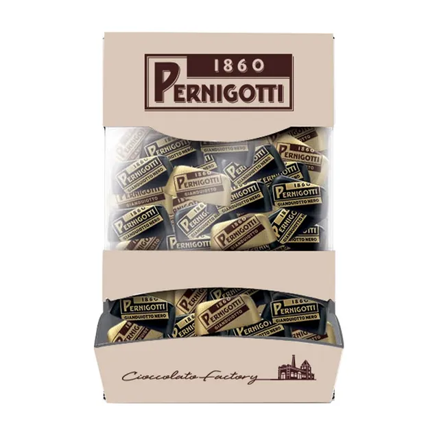 pernigotti-mix-praline-gianduiotto-classico-e-nero-dispenser-1-kg-124-pezzi image 1