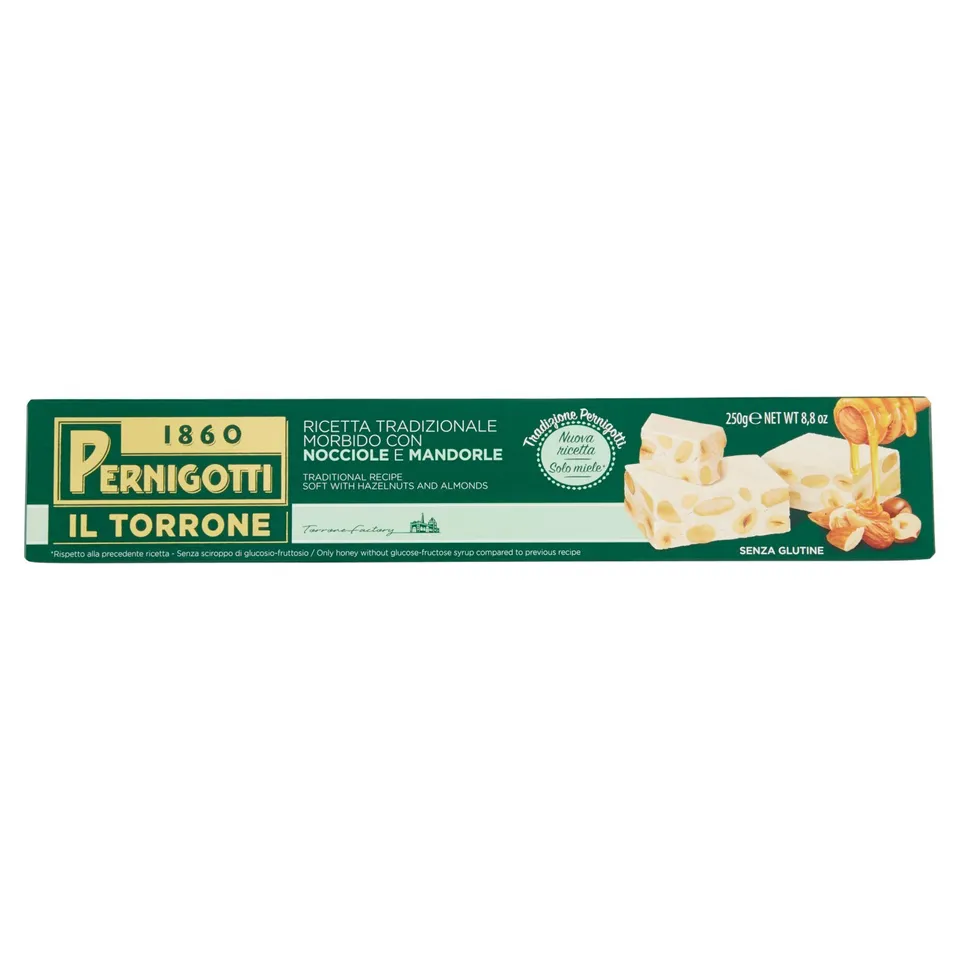 pernigotti-torrone-morbido-nocciola-e-mandorla-250g image 1