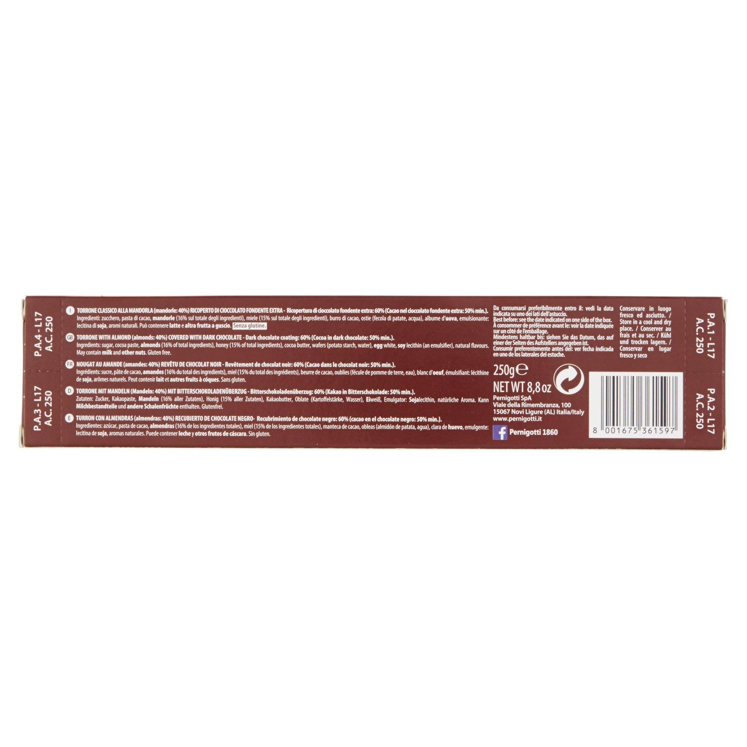 pernigotti-torrone-amor-classico-fondente-250-gr image 3