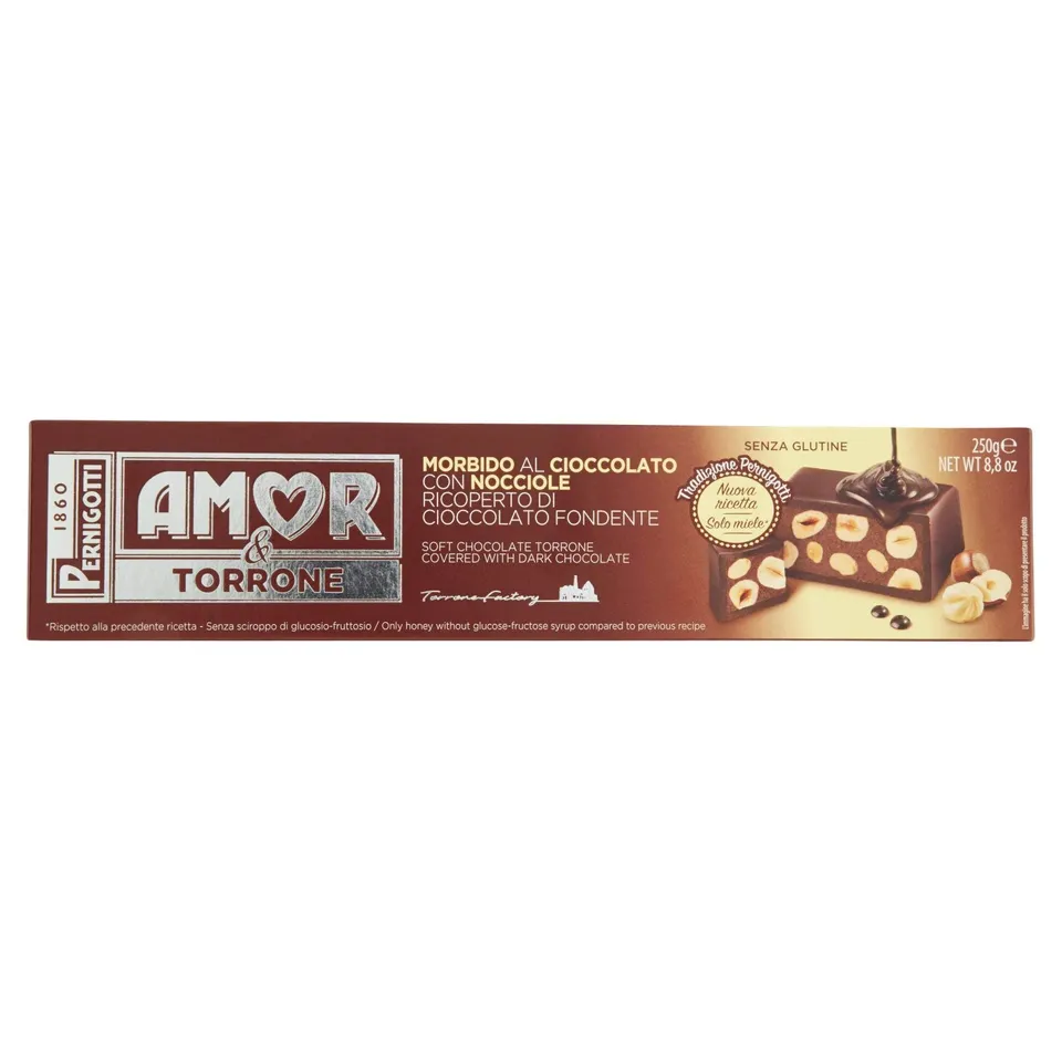 pernigotti-torrone-amor-cioccolato-fondente-nocciole-250g image 1
