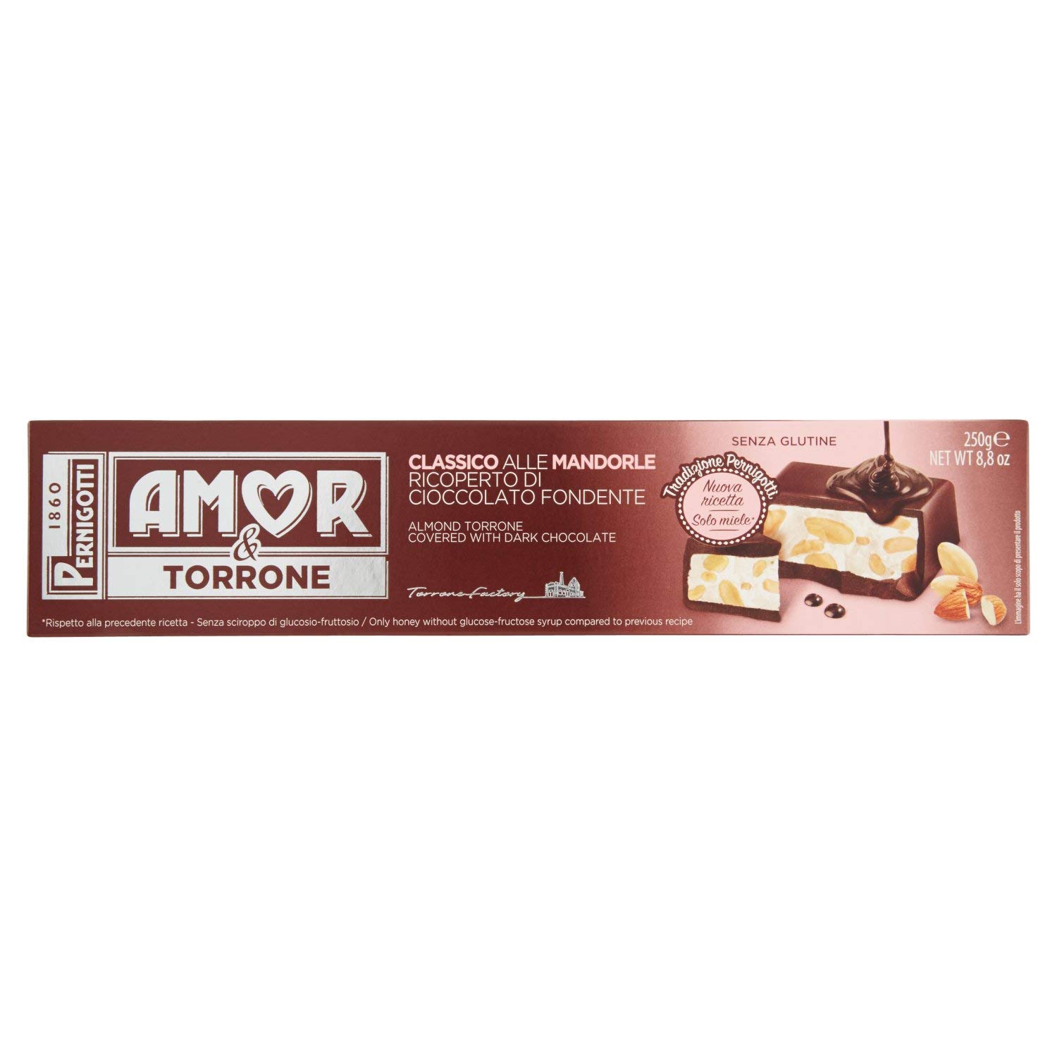 pernigotti-torrone-amor-classico-fondente-250-gr image 1