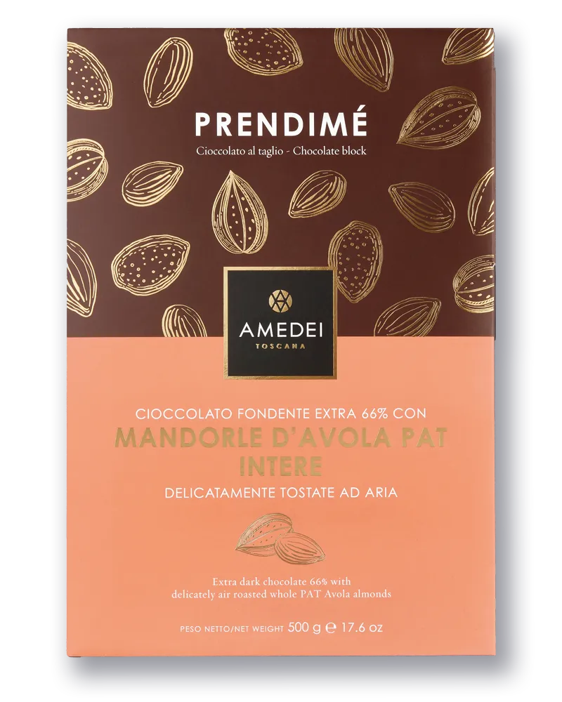 amedei-prendim-fondente-con-mandorla-d-avola-500g image 1