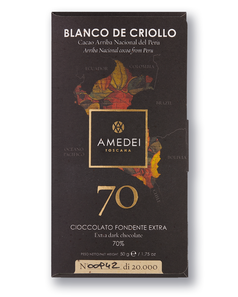 amedei-blanco-de-criollo-tavoletta-fondente-pregiata-peruviana image 1