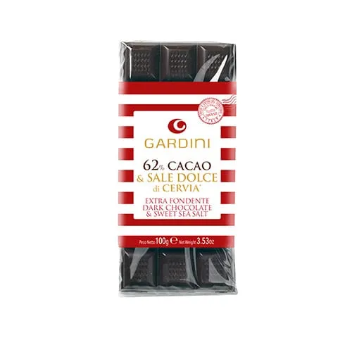 gardini-tavoletta-extra-fondente-62-cacao-sale-dolce-di-cervia-100g image 1
