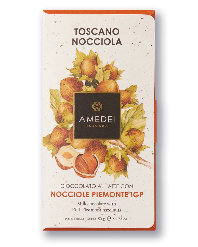 amedei-toscano-nocciola-tavoletta-cioccolato-al-latte-con-nocciole-piemonte-igp image 1