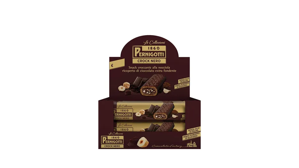 pernigotti-snack-crock-nero-wafer-fondente-nocciola-20-x-33-g image 1