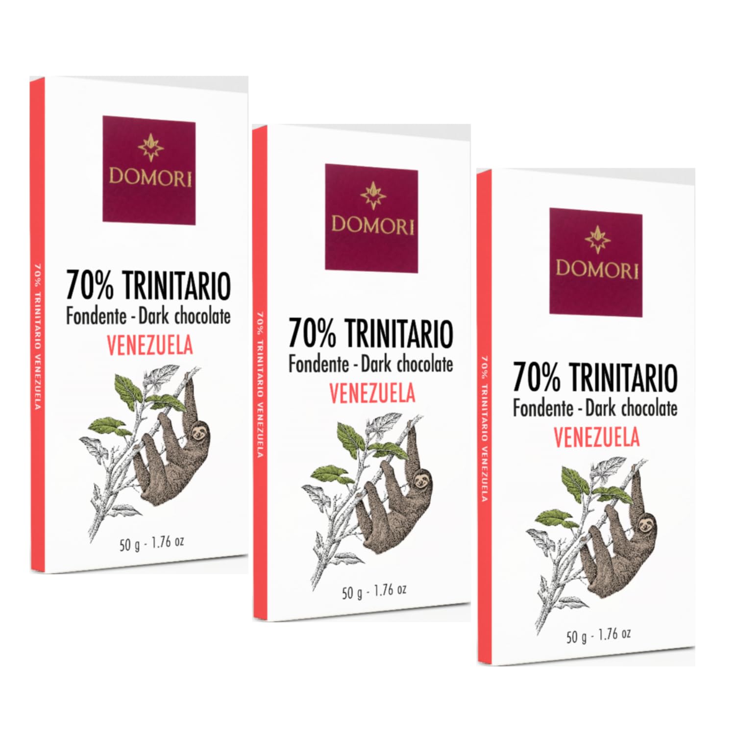 domori-venezuela-tavoletta-fondente-trinitario-70-3-x-50g image 1