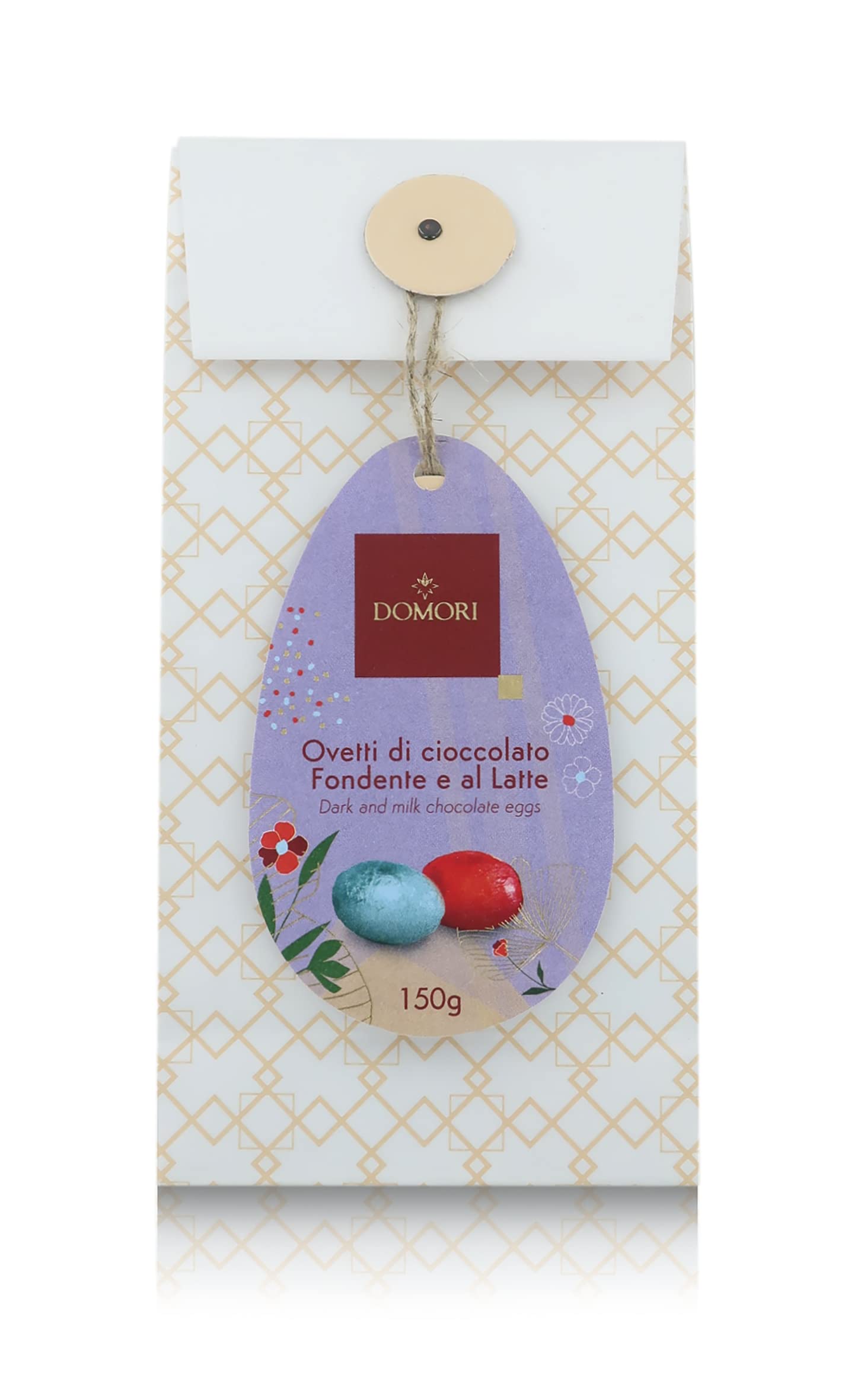 domori-ovetti-assortiti-latte-e-fondente-ripieno-nocciola-150-g image 2
