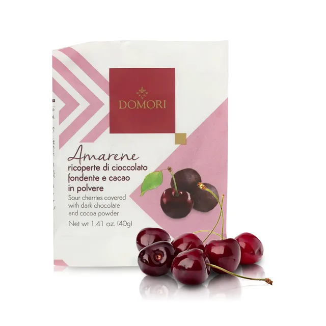 domori-drag-es-all-amarena-amarene-ricoperte-di-cioccolato-fondente-18x40g-720g image 1