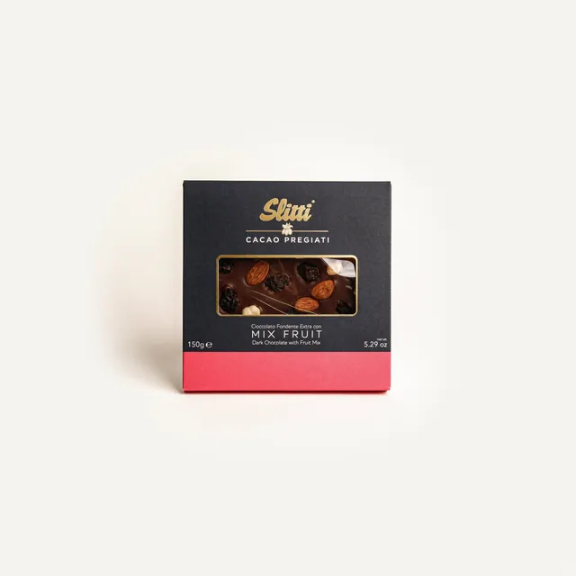 slitti-tortina-cioccolato-fondente-mix-fruit-80-g-uva-nocciole-mandorle image 1