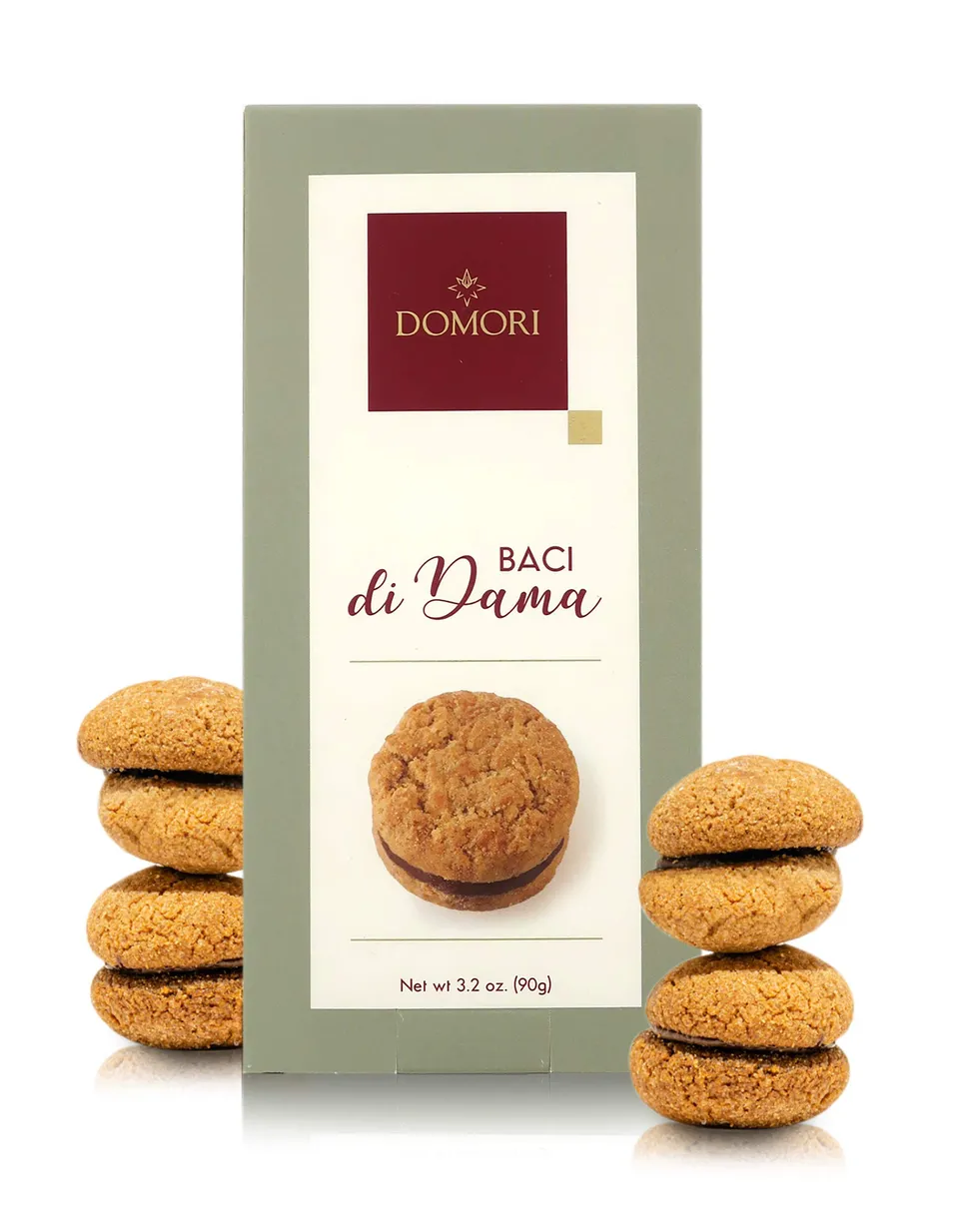 domori-baci-di-dama-6-biscotti-astuccio-90g image 1