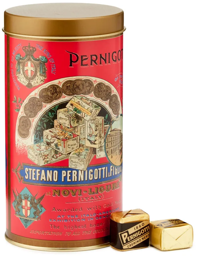 pernigotti-cremini-classici-e-fondenti-latta-vintage-190g image 1