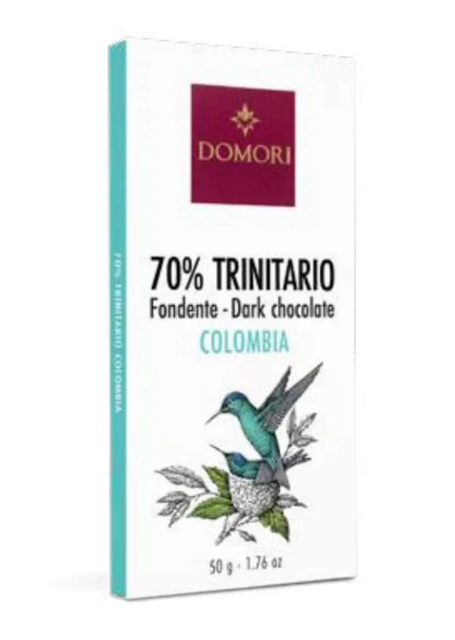 domori-tavoletta-cioccolato-fondente-trinitario-70-colombia-50-g image 1