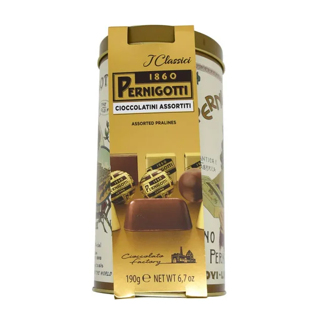 pernigotti-latta-vintage-gianduiotti-cremini-e-gemme-8-x-190-g image 1