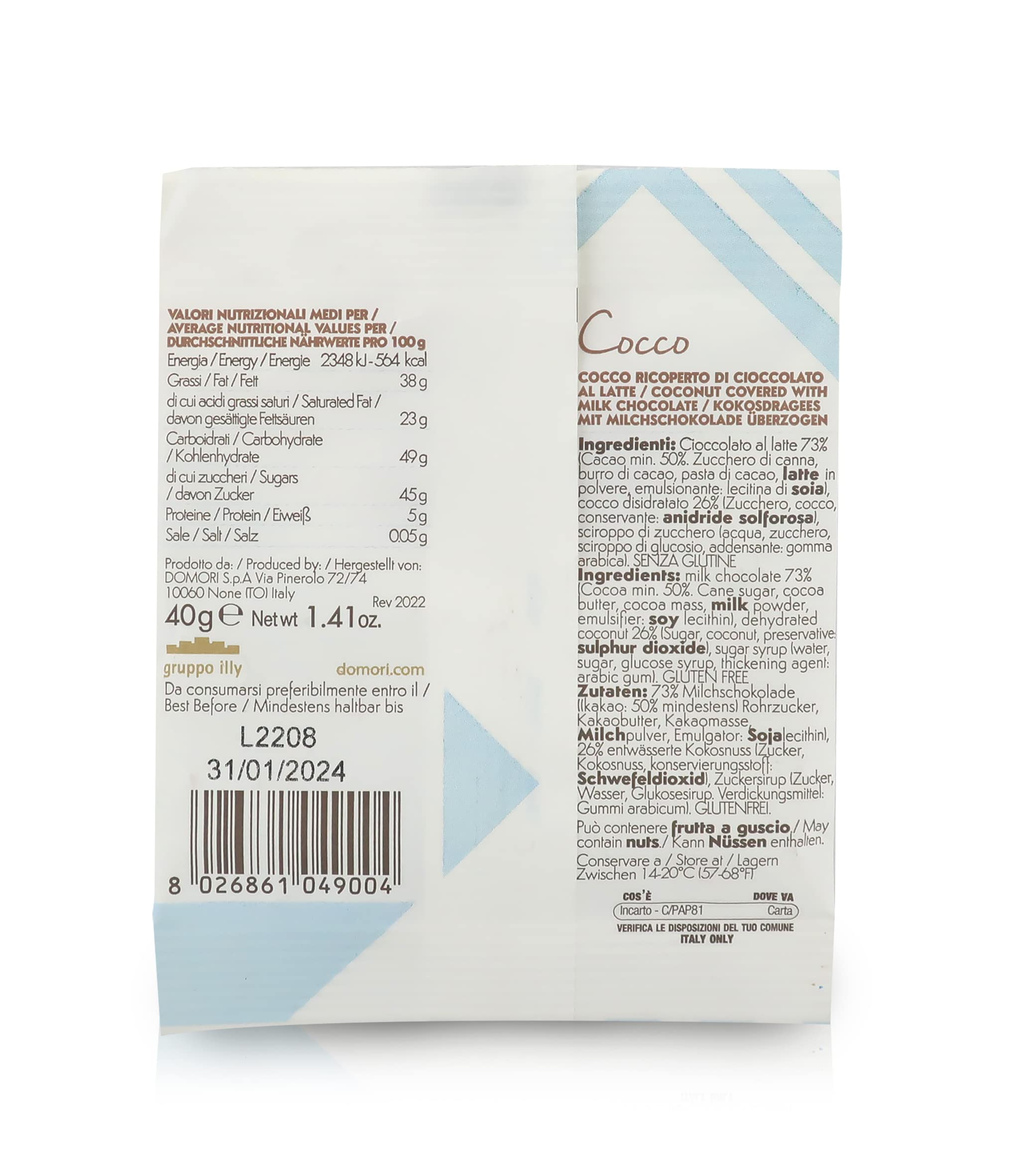 domori-drag-es-cocco-e-cioccolato-al-latte-18x40g-720g image 4