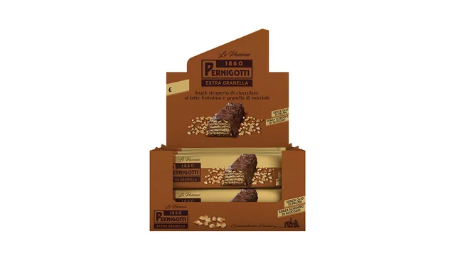 pernigotti-snack-extra-granella-wafer-ricoperto-cioccolato-al-latte-20-x-32-gr image 1
