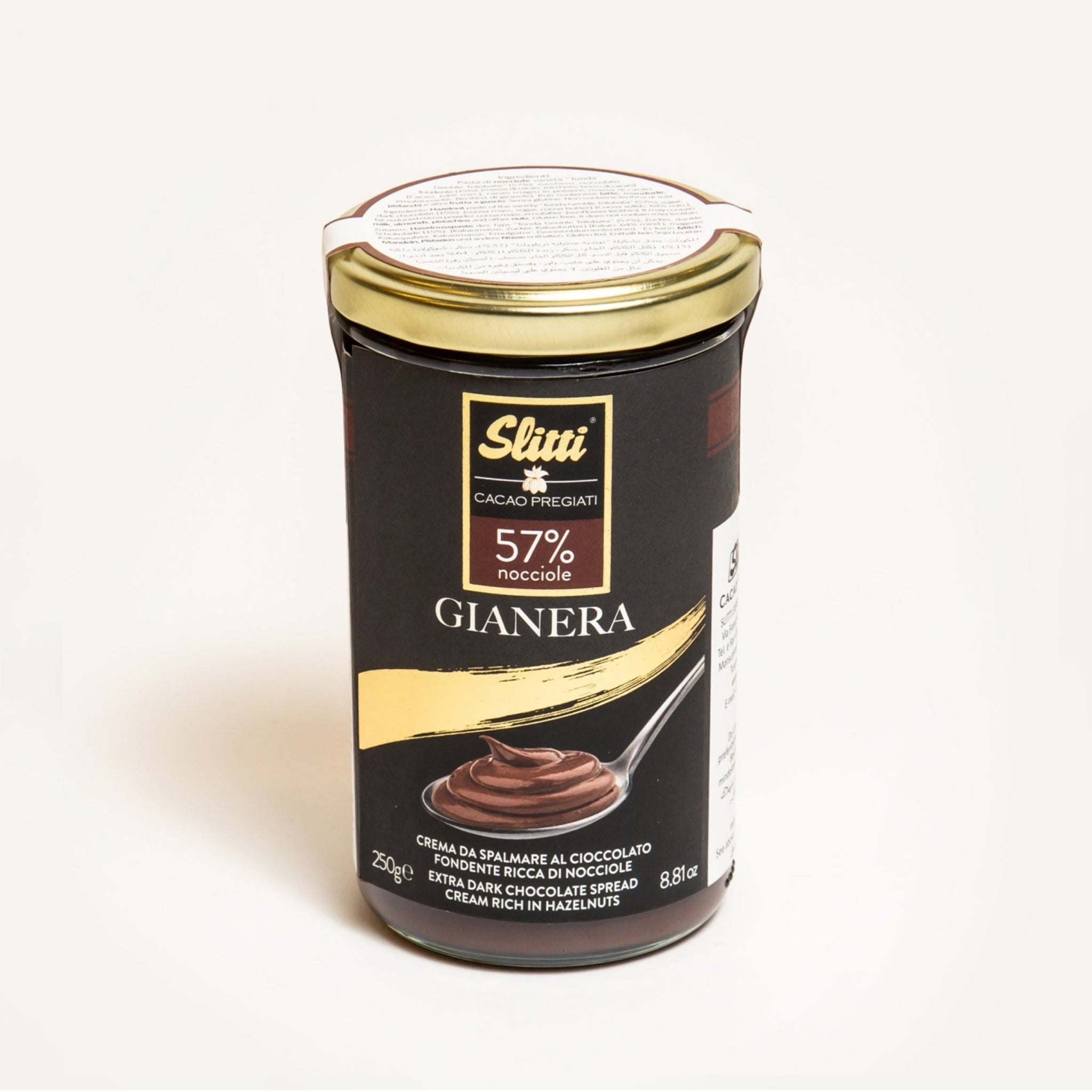 slitti-gianera-crema-da-spalmare-al-cioccolato-fondente-e-nocciole image 2