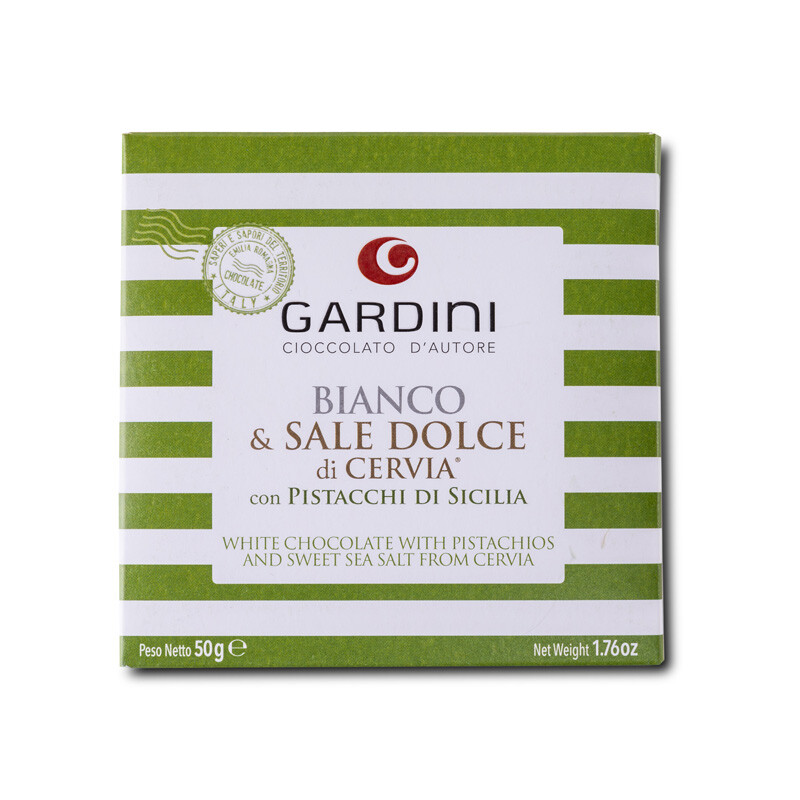gardini-tavoletta-al-sale-dolce-di-cervia-cioccolato-bianco-con-pistacchi-di-sic image 2