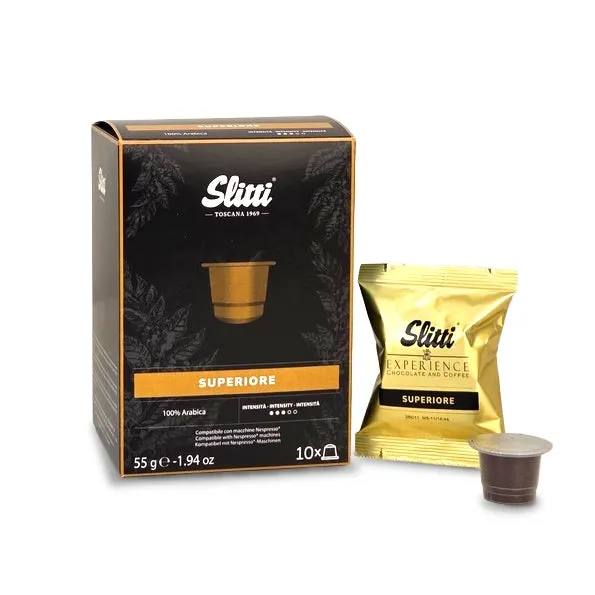 slitti-capsule-superiore-pura-arabica-100-10-capsule-nespresso image 1