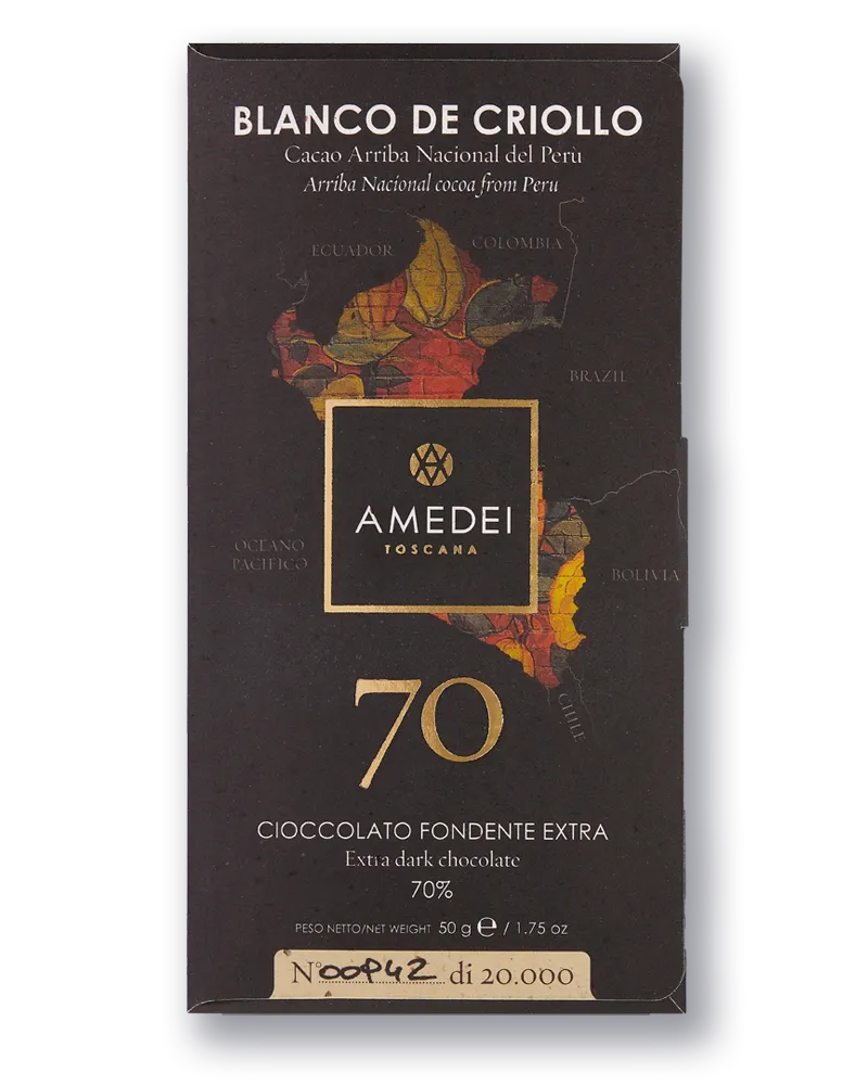amedei-blanco-de-criollo-tavoletta-fondente-pregiata-peruviana image 1