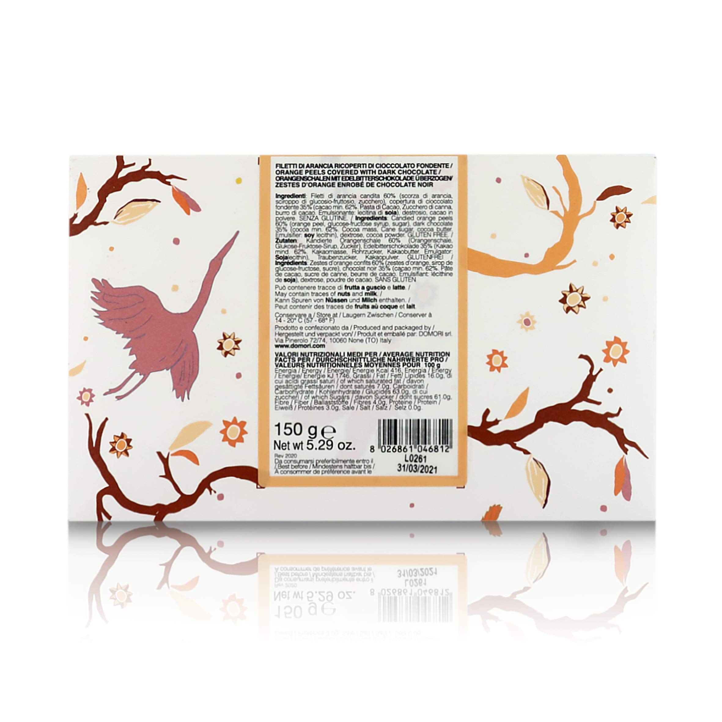 domori-filetti-di-arancia-ricoperti-cioccolato-fondente-arriba-62-150-g image 4