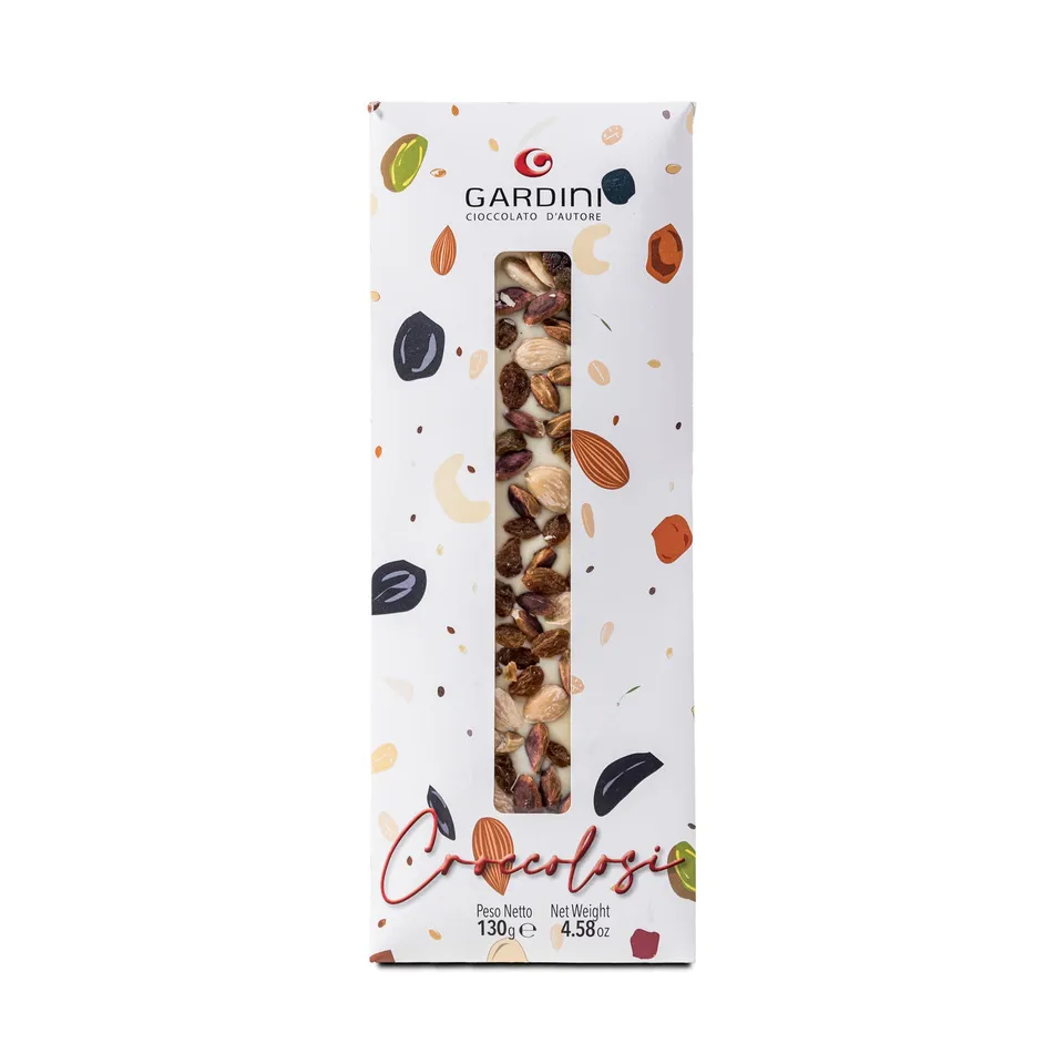 gardini-croccoloso-maxi-tavoletta-cioccolato-bianco-con-frutta-secca-130-g image 1